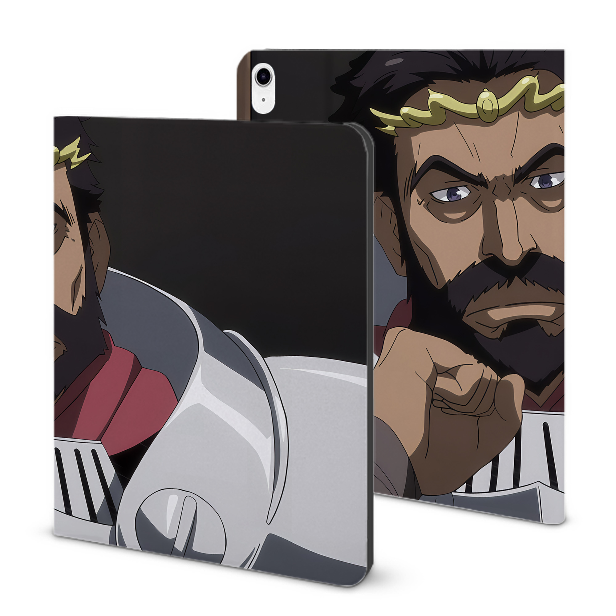 （画像用） 転スラ Regarding Reincarnated to Slime IPad ケース ブック型 PUレザー TPU 耐衝撃 軽量 薄型 ペン収納なし 全面保護 IPad 各モデル対応